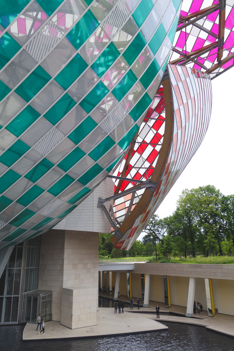 Frank Gehry's Fondation Louis Vuitton gets a colourful facelift